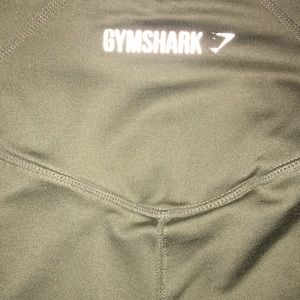 Khaki gym shark leggings